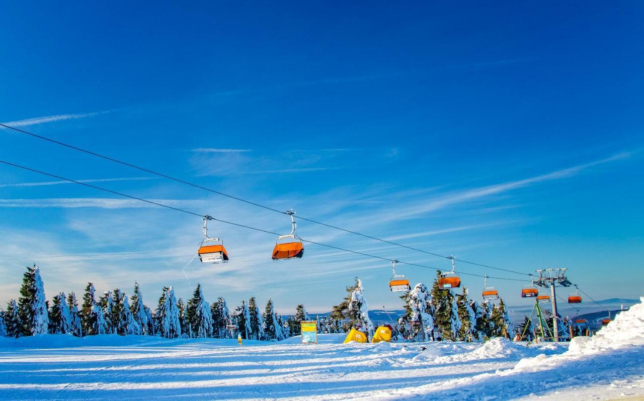 K2 Aparthotel Klinovec Views - Mezonet Apt Loučná pod Klínovcem Exteriör bild