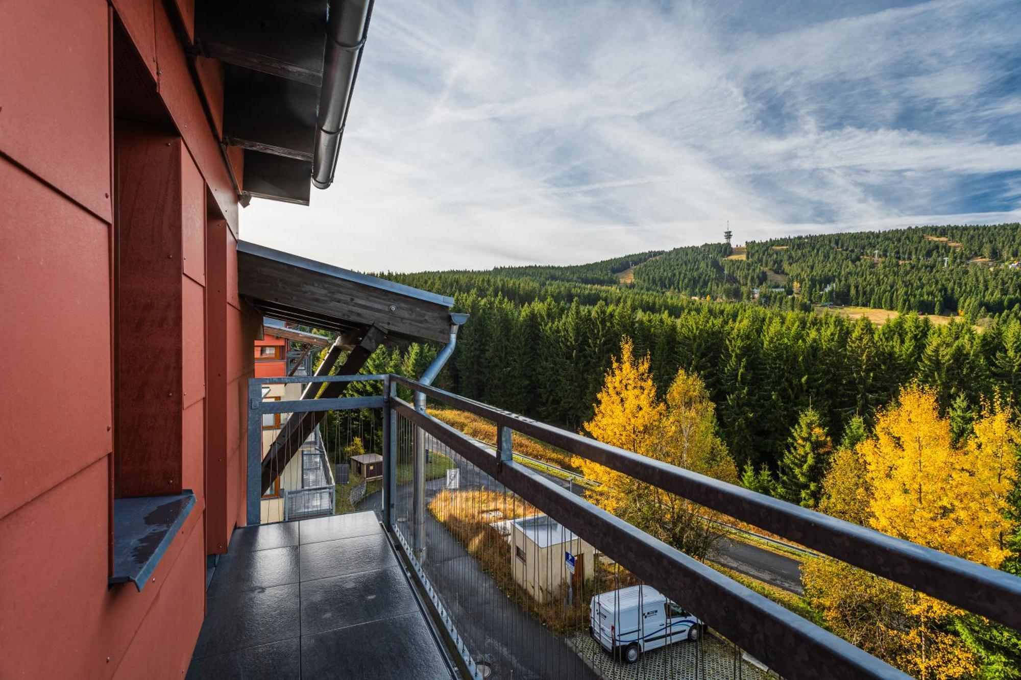 K2 Aparthotel Klinovec Views - Mezonet Apt Loučná pod Klínovcem Exteriör bild