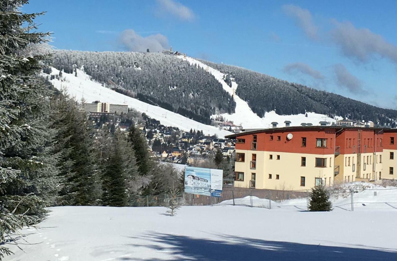 K2 Aparthotel Klinovec Views - Mezonet Apt Loučná pod Klínovcem Exteriör bild